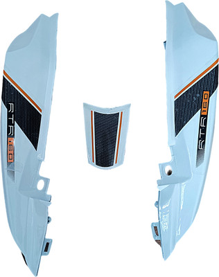 Mudsor TAIL PANEL FOR APACHE RTR 160/180 WHITE Bike Crash Guard(TVS)