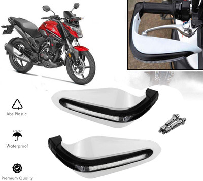 AUTO PEARL White Protector Proguard Pro Brake Clutch Lever Protector Guard Bike Crash Guard(Honda)