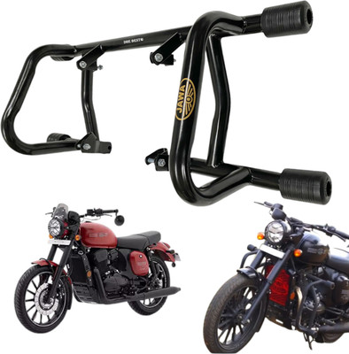 Dhe Best Bike Stylist Metal Crash Guard With Slider Leg Guard for Jawa 42 (2018 to 2023)