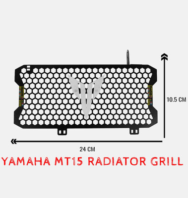BIKER SHOPPEE YAMAHA MT15 RADIATOR GUARDS GRILL Bike Radiator Guard(Yamaha)