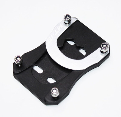 BRXR Premium Stainless Steel Bike MS Side Stand Extender Fit For MT15 Two Wheeler Stand Pad