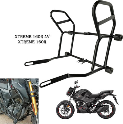 Dhe Best Bike Heavy Duty Leg Guard Safety Bar with 4 Slider for Hero Xtreme 160R Bike Crash Guard