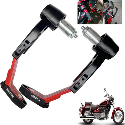 Generox Handle Protector Lever Guard for All Bike REDnBLACK_LG021 Bike Crash Guard(Hyosung)