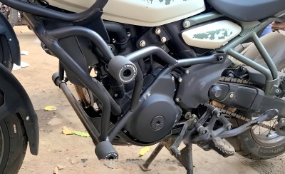 VTN THANOS CRASH GUARD WITH 4 SLIDERS RE HIMALAYAN 450(Royal Enfield)