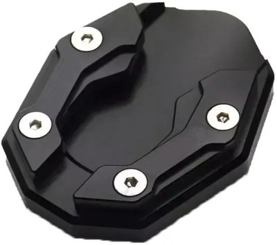 Vagary Black CNC Side Stand Extender Foot Kickstand for Yamaha Aerox 155 Bike Crash Guard(Yamaha)