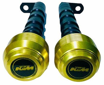 SGTB Heavy Quality Frame Bike Protector KTM Duke RC 1250 200 250 390 Pack of 2 Pcs Bike Crash Guard(KTM)