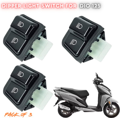 SRPHERE Automotive Dipper Light Switch For Dio 125 Pack Of 3 Bike Electric Regulator