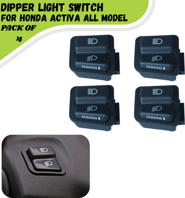 ENEMYT QX6 Activa All Model Modular Automotive Dipper Light Switch Pack Of 4 Bike Electric Regulator