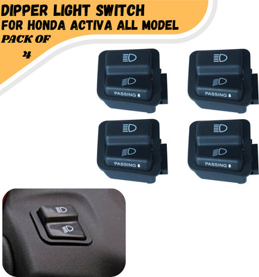 SRPHERE S1 Activa All Model Modular Automotive Dipper Light Switch Pack Of 4 Bike Electric Regulator
