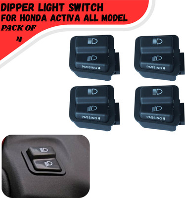 SRPHERE S2 Activa All Model Modular Automotive Dipper Light Switch Pack Of 4 Bike Electric Regulator