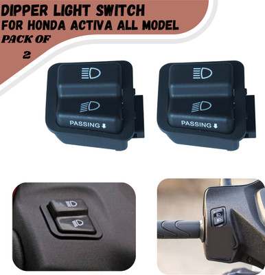 ENEMYT QX5 Activa All Model Modular Automotive Dipper Light Switch Pack Of 2 Bike Electric Regulator