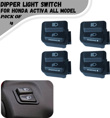 ENEMYT QX7 Activa All Model Modular Automotive Dipper Light Switch Pack Of 4 Bike Electric Regulator