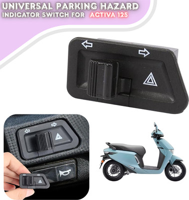 ENEMYT SR Universal Parking Hazard Indicator Switch For Activa 125 Bike Electric Regulator
