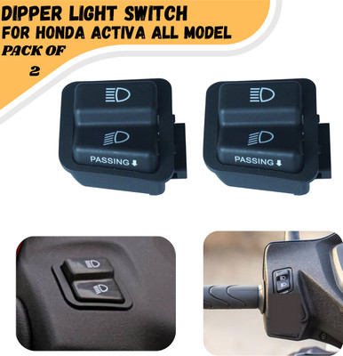 ENEMYT QX1 Activa All Model Modular Automotive Dipper Light Switch Pack Of 2 Bike Electric Regulator