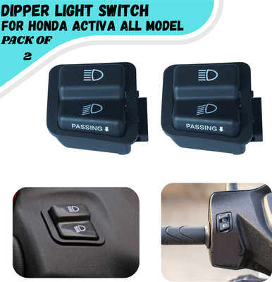 ENEMYT QX8 Activa All Model Modular Automotive Dipper Light Switch Pack Of 2 Bike Electric Regulator