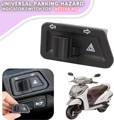ENEMYT Universal Parking Hazard Indicator Switch ACTIVA 6G Bike Electric Regulator