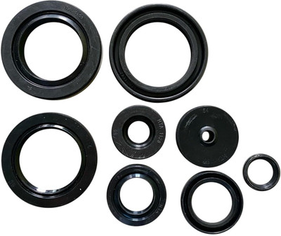 RoadReligiobn Engine Seal Kit compatible with Yamaha RX100/RX135/RXG135 Motorcycle Fork Cover(Black)