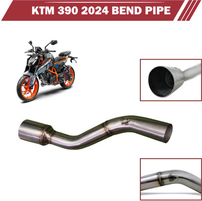 SHOWRIDE High Quality KTM RC 390 Slip-on Exhaust System (Stainless Steel) Bike Exhaust Heat Shield