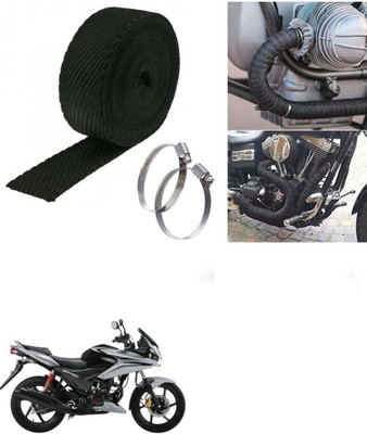 SRPHERE (3 Mtrs) Silencer Wrap Bike Exhaust Heat Shield for Honda CBF Stunner Bike Exhaust Heat Shield