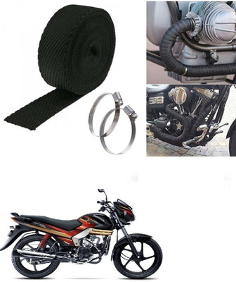 SRPHERE (3 Mtrs) Silencer Wrap Bike Exhaust Heat Shield for Mahindra Centuro Rockstar Bike Exhaust Heat Shield