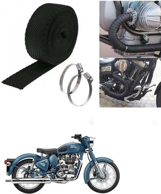 SRPHERE (3 Mtrs) Silencer Wrap Bike Exhaust Heat Shield for Royal Enfield Bullet 500 Bike Exhaust Heat Shield