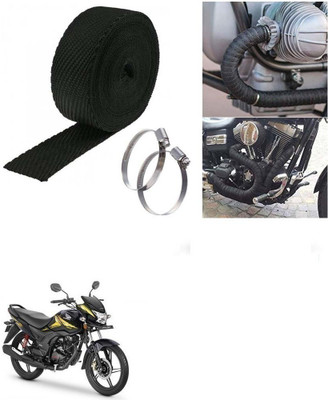 SRPHERE (3 Mtrs) Silencer Wrap Bike Exhaust Heat Shield for Honda CB Shine SP Bike Exhaust Heat Shield