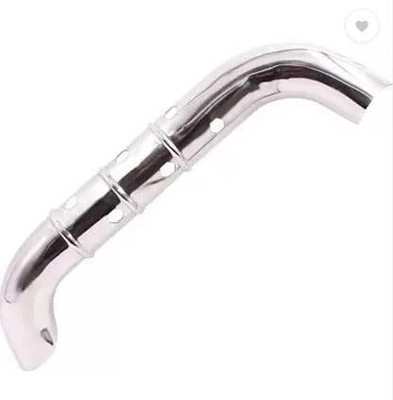 Moto Genius Reborn & Meteor 350 Bike Silencer Bend Pipe Heat Shield Protector / Cover Guard Bike Exhaust Heat Shield