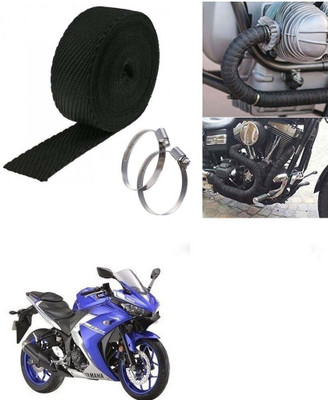 SRPHERE (3 Mtrs) Silencer Wrap Bike Exhaust Heat Shield for Yamaha YZF R3 Bike Exhaust Heat Shield