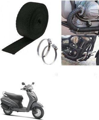 SRPHERE (3 Mtrs) Silencer Wrap Bike Exhaust Heat Shield for Honda Activa 3G Bike Exhaust Heat Shield