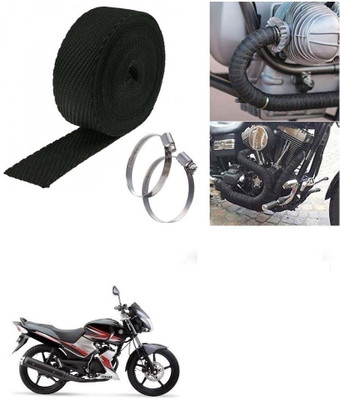 SRPHERE (3 Mtrs) Silencer Wrap Bike Exhaust Heat Shield for Yamaha Gladiator Bike Exhaust Heat Shield
