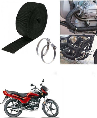 SRPHERE (3 Mtrs) Silencer Wrap Bike Exhaust Heat Shield for Hero Passion Plus Bike Exhaust Heat Shield