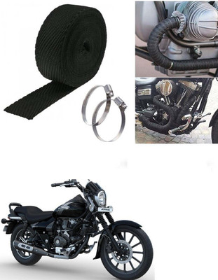 SRPHERE (3 Mtrs) Silencer Wrap Bike Exhaust Heat Shield for Bajaj Avenger 180 Street Bike Exhaust Heat Shield