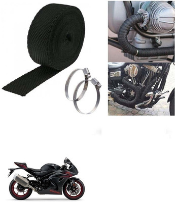 SRPHERE (3 Mtrs) Silencer Wrap Bike Exhaust Heat Shield for Suzuki GSX R1000 Bike Exhaust Heat Shield