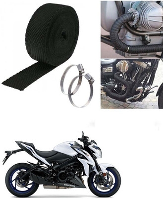 SRPHERE (3 Mtrs) Silencer Wrap Bike Exhaust Heat Shield for Suzuki GSX S1000 Bike Exhaust Heat Shield