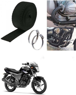 SRPHERE (3 Mtrs) Silencer Wrap Bike Exhaust Heat Shield for Yamaha SZ X Bike Exhaust Heat Shield