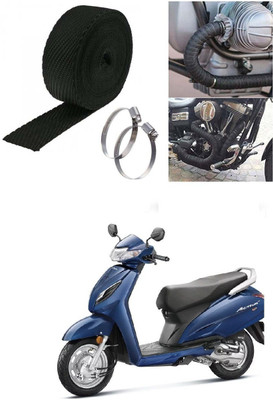 SRPHERE (3 Mtrs) Silencer Wrap Bike Exhaust Heat Shield for HondaActiva 6G Bike Exhaust Heat Shield