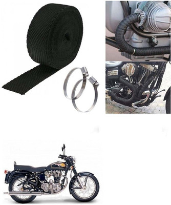 SRPHERE (3 Mtrs) Silencer Wrap Bike Exhaust Heat Shield for Royal Enfield Twin spark Bike Exhaust Heat Shield