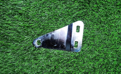SK9 Silencer Clamp For Royal E.nfield, Chrome Design, Silver Color Bike Exhaust Heat Shield