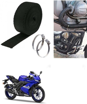 SRPHERE (3 Mtrs) Silencer Wrap Bike Exhaust Heat Shield for Yamaha YZF Bike Exhaust Heat Shield