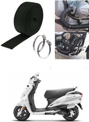 SRPHERE (3 Mtrs) Silencer Wrap Bike Exhaust Heat Shield for Hero Destini 125 Bike Exhaust Heat Shield