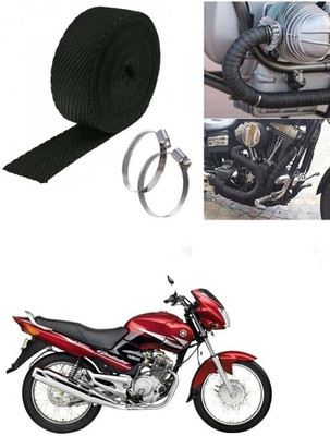 SRPHERE (3 Mtrs) Silencer Wrap Bike Exhaust Heat Shield for Yamaha Gladiator RS Bike Exhaust Heat Shield