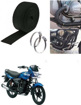 SRPHERE (3 Mtrs) Silencer Wrap Bike Exhaust Heat Shield for Bajaj Platina 100 DTS-i Bike Exhaust Heat Shield
