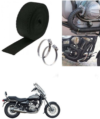 SRPHERE (3 Mtrs) Silencer Wrap Bike Exhaust Heat Shield for Bajaj Avenger 220 DTS-i Bike Exhaust Heat Shield