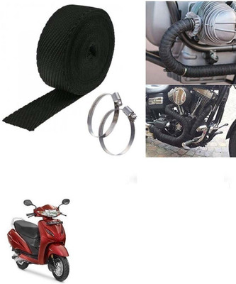 SRPHERE (3 Mtrs) Silencer Wrap Bike Exhaust Heat Shield for Honda Activa 4G Bike Exhaust Heat Shield