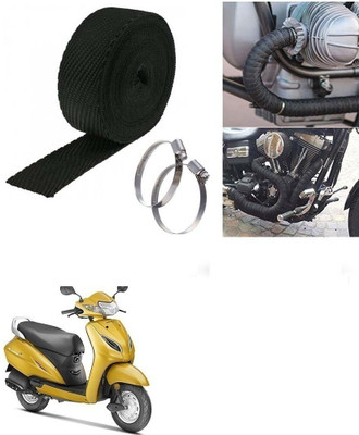 SRPHERE (3 Mtrs) Silencer Wrap Bike Exhaust Heat Shield for Honda Activa 5G Bike Exhaust Heat Shield