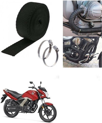 SRPHERE (3 Mtrs) Silencer Wrap Bike Exhaust Heat Shield for Honda CB Unicorn 160 Bike Exhaust Heat Shield