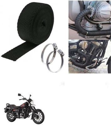 SRPHERE (3 Mtrs) Silencer Wrap Bike Exhaust Heat Shield for Bajaj Avenger 220 Street Bike Exhaust Heat Shield