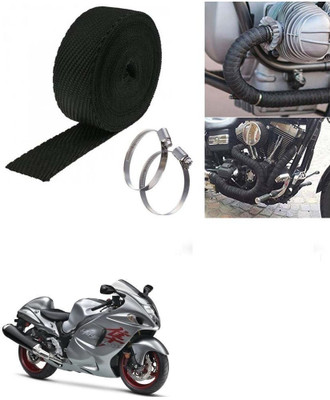 SRPHERE (3 Mtrs) Silencer Wrap Bike Exhaust Heat Shield for Suzuki Hayabusa Bike Exhaust Heat Shield