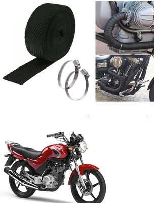 SRPHERE (3 Mtrs) Silencer Wrap Bike Exhaust Heat Shield for Yamaha YBR 125 Bike Exhaust Heat Shield
