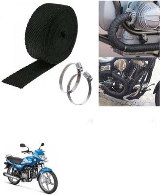 SRPHERE (3 Mtrs) Silencer Wrap Bike Exhaust Heat Shield for Hero HF Deluxe Bike Exhaust Heat Shield
